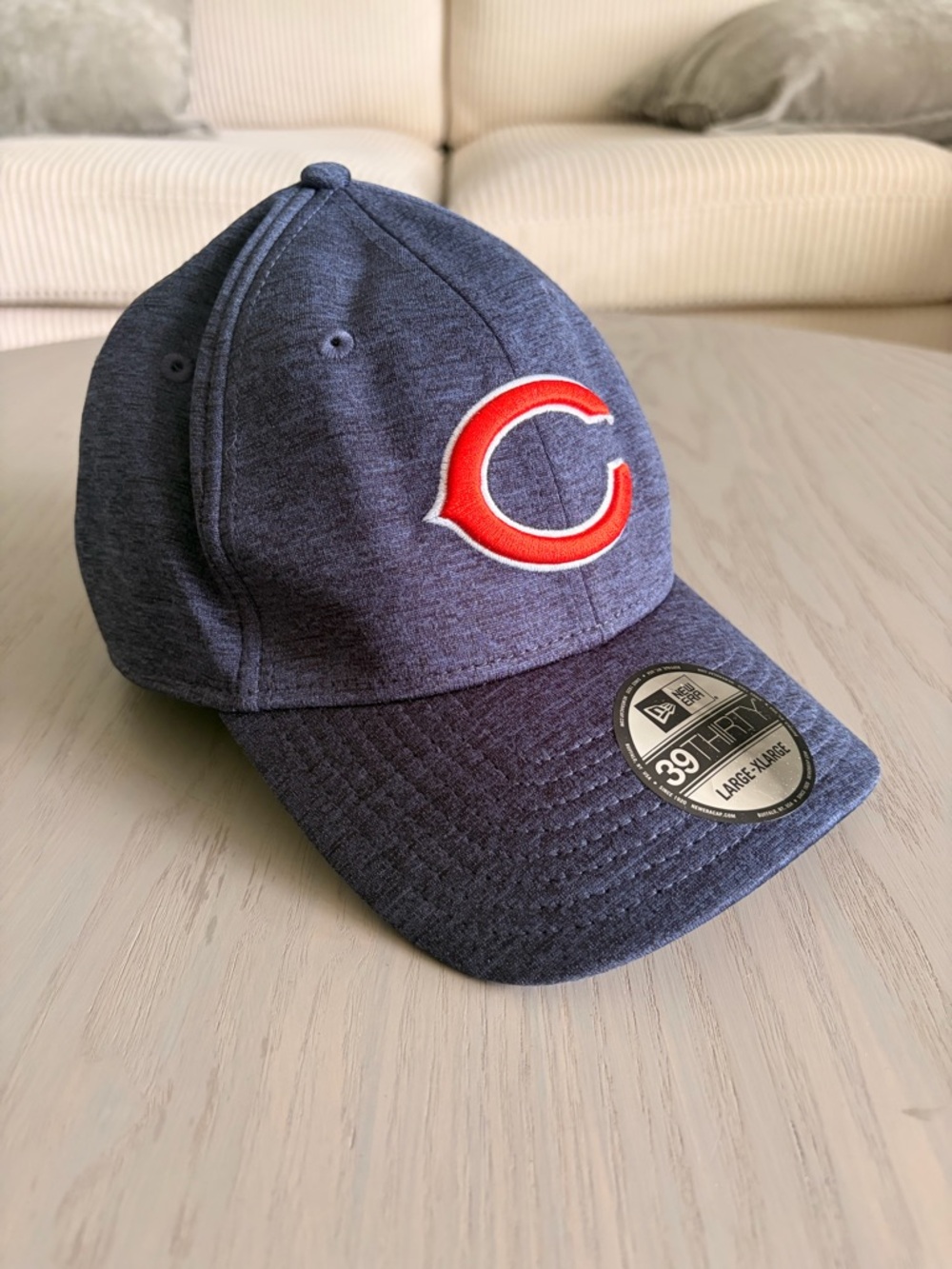 New Era Navy Chicago Bears Shadow 39THIRTY Flex Hat Navy Size: L/XL (R122)
